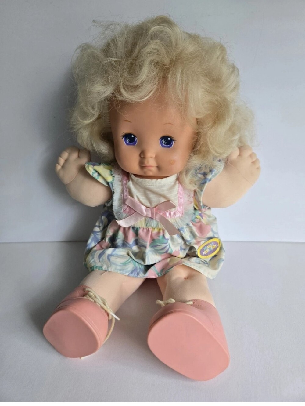Magic Nursery Doll 1989 Blonde Vintage